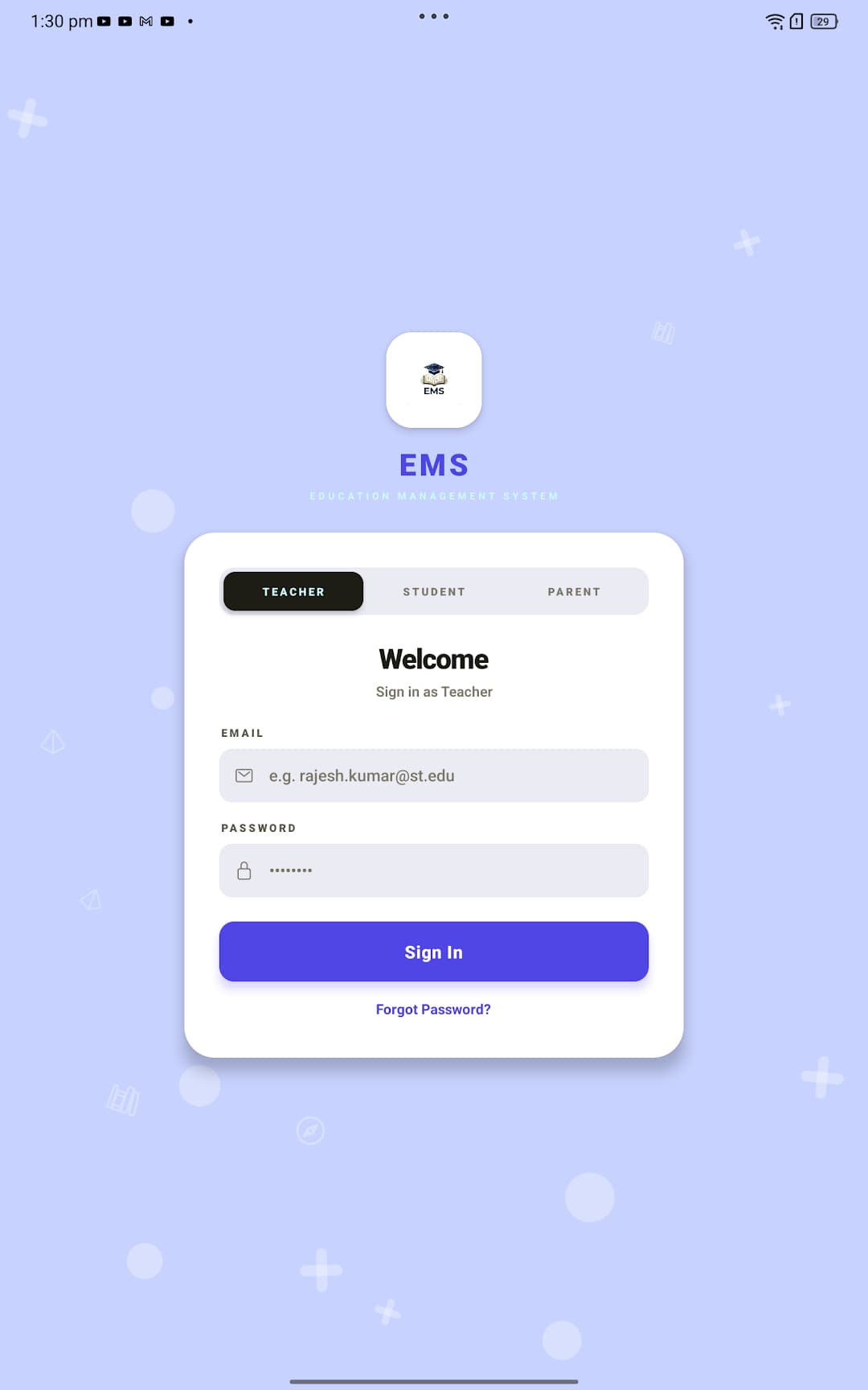 PAYLAP EMS — Android screenshot 1