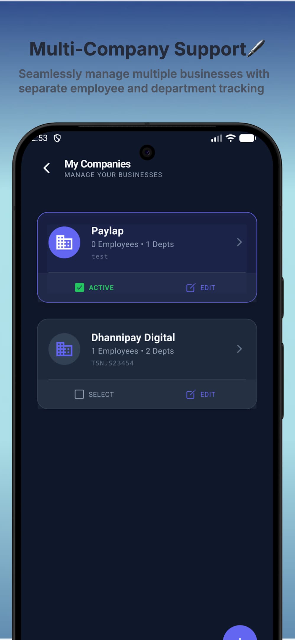 PAYLAP HRMS — Android screenshot 4