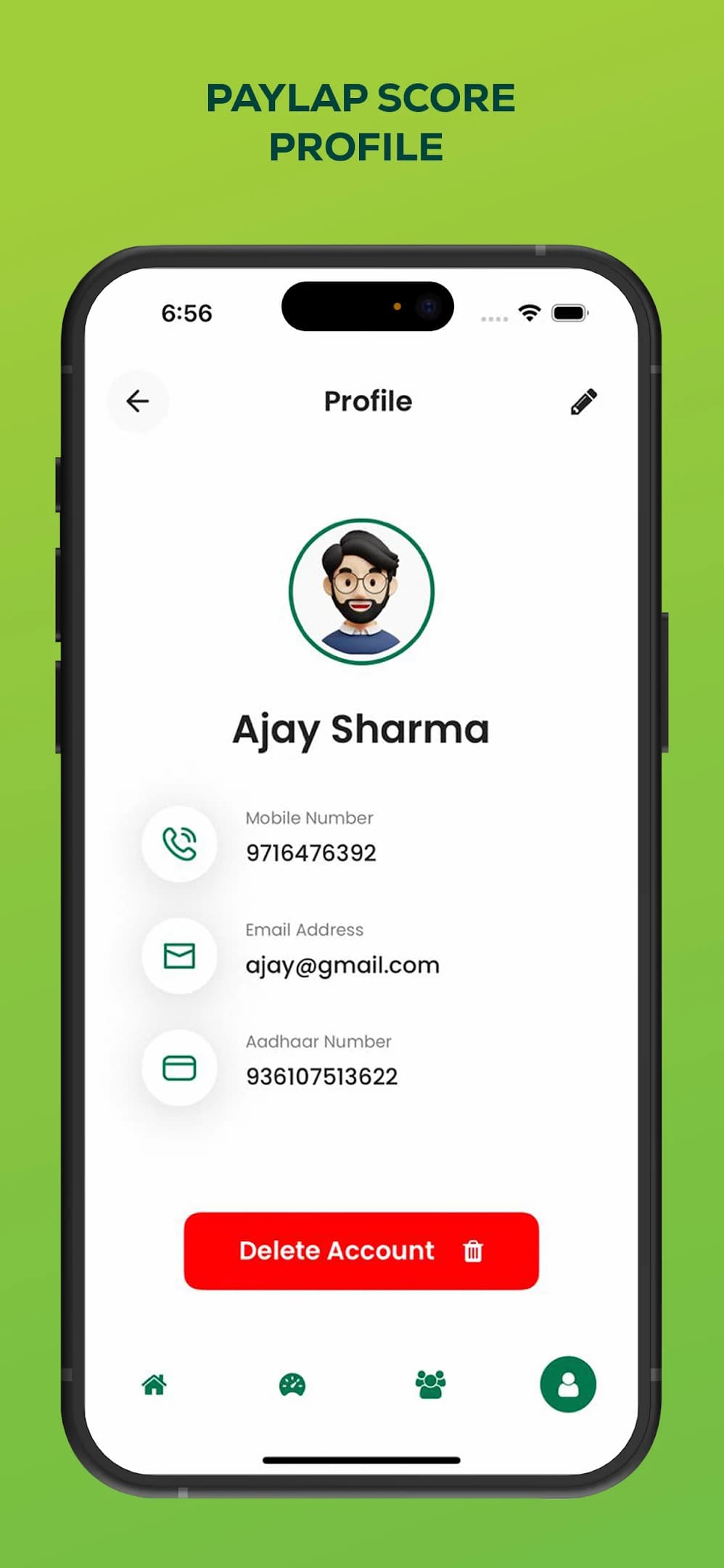 PAYLAP Score — Android screenshot 5